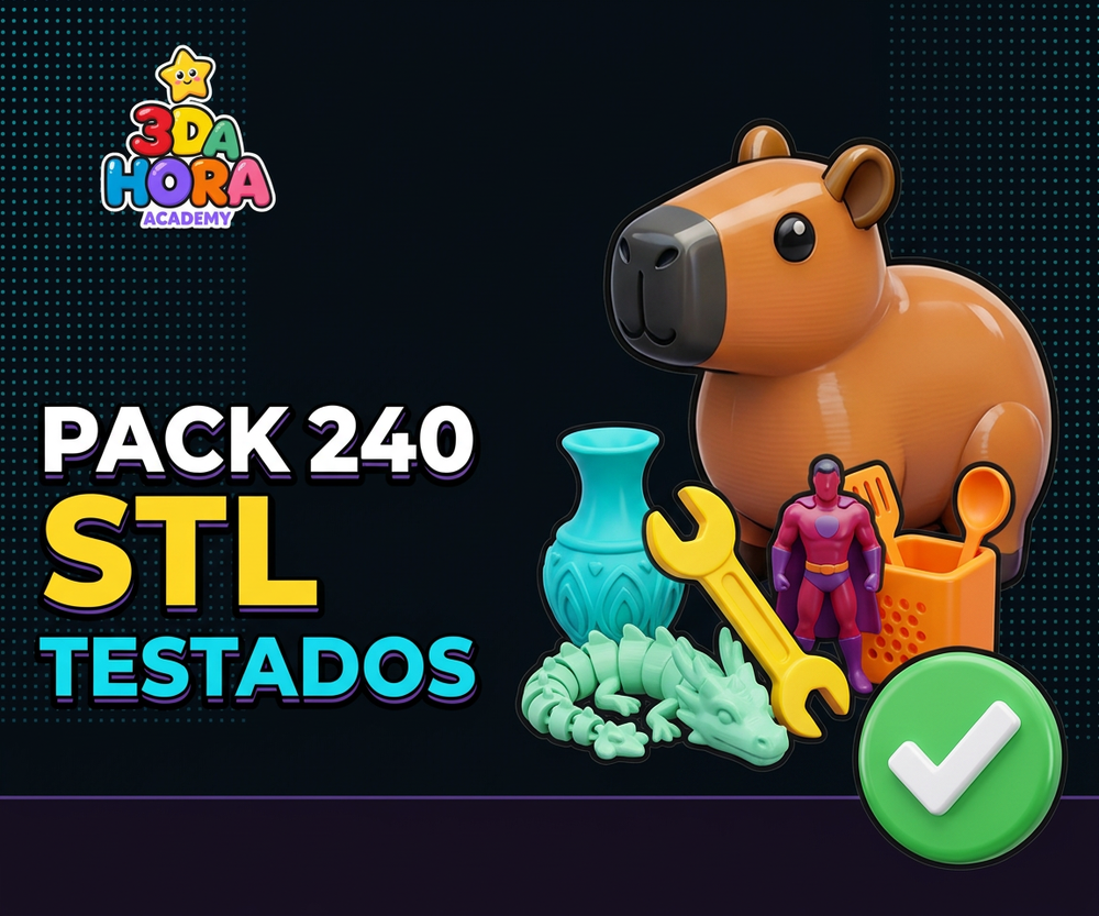 Capa do Mega Pack 240 STL testados